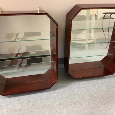 Wall Cabinets With Glass Shelves (2)
