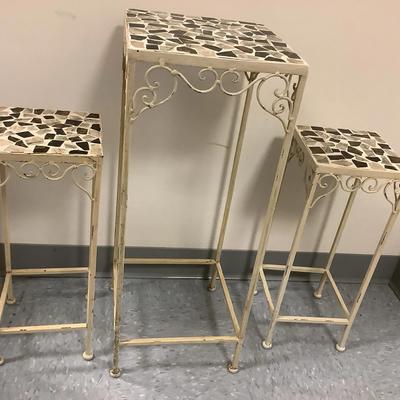 Trio Of Plant Stands 