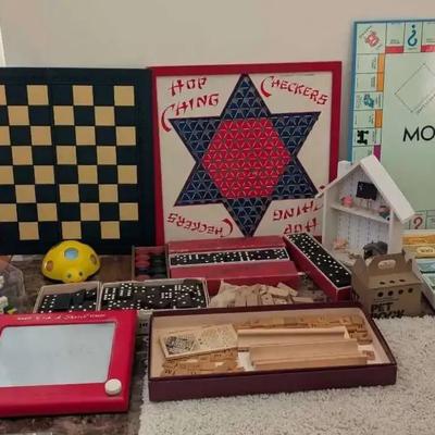 Vintage Games & Toys Collection Featuring Monopoly, LEGO & Pet Rock