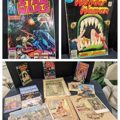 Rare Vintage Comics & Collectibles Featuring Star Wars #6 & Wonder Woman