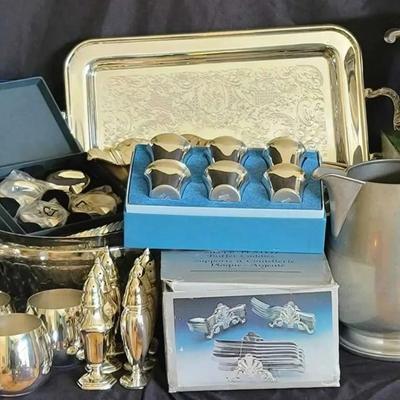 Classic Silver-Plated Serving Pieces Featuring Reed & Barton and International Silver