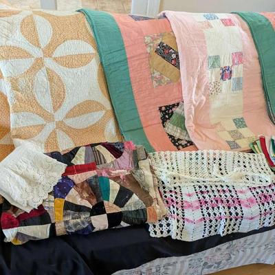 Antique Handcrafted Quilts – Set of 5