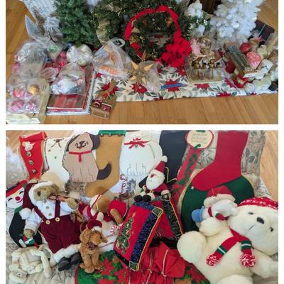 Large Vintage & Modern Christmas Décor Assortment