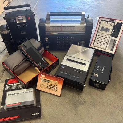 Retro Electronics Collection Featuring Panasonic, Europhon & GE Micro II
