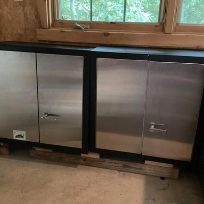 Pair Of Small Storage Cabinets 