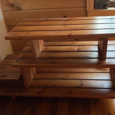 Tiered Shelving