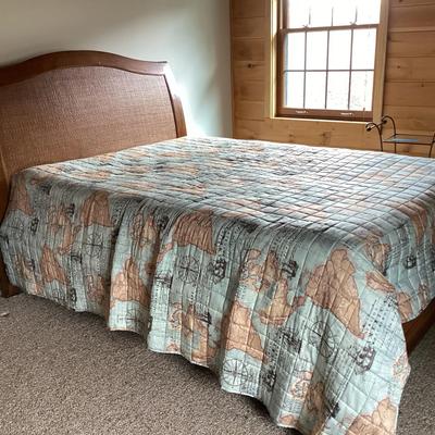 Rattan Queen Bedframe