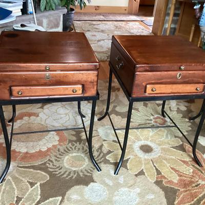 Pair of Lift Top End Tables