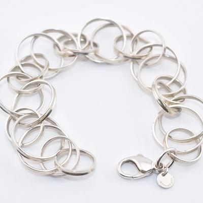 Tiffany & Co - Sterling Silver Interlocking Bracelet