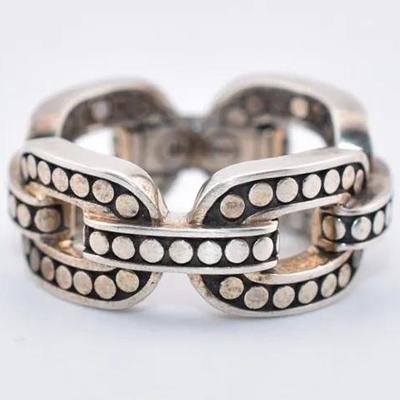 John Hardy - Sterling Silver Dot Link Ring