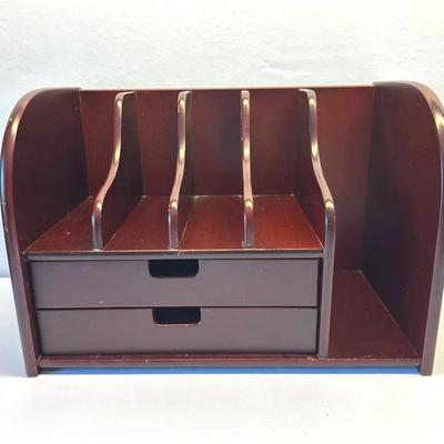 Wooden Office Organizer