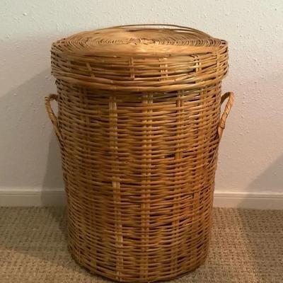 Tall Wicker Basket 