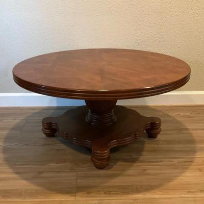 Round Wood Coffee Table