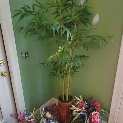 Assorted Faux Plants and Flowers 
