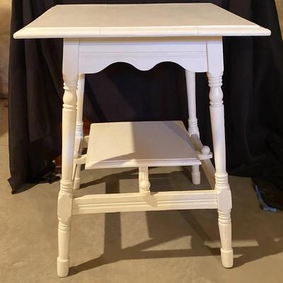 Vintage Two Tier Painted Table