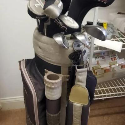Women's Adam's Golf Clubs W/ Bag