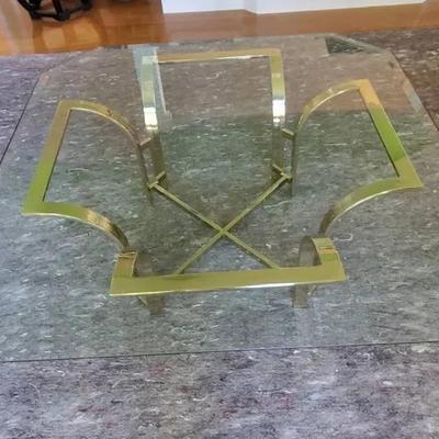 Metal with Glass Coffee Table and Sofa Table