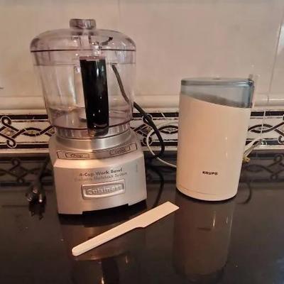Cuisinart Mini Chopper And Krups Grinder