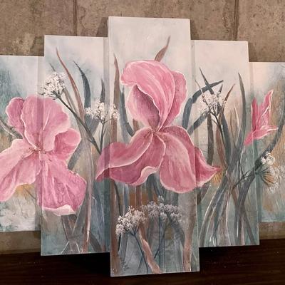 Blooming Irises Wall Art