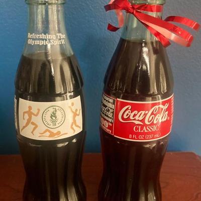 Vintage Glass Coca-Cola Bottle Collection
