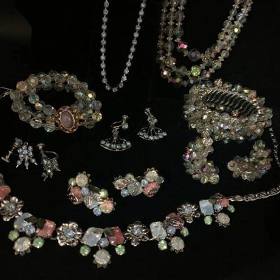 Ct643 pastel sparkle costume jewelry