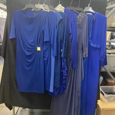 Ct626 women s blue formal dresses
