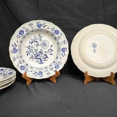 St104 dresden blue onion plate and more