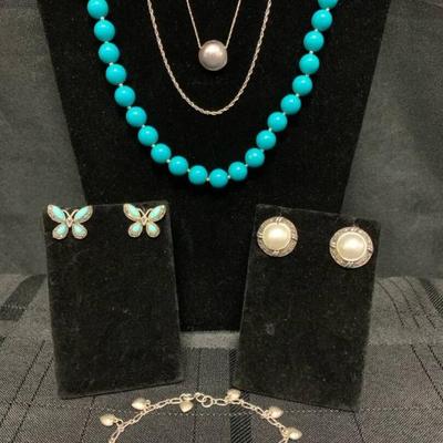 Ct721v silver butterflies jewelry