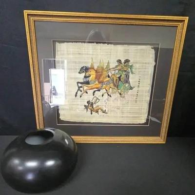 Ct700 egyptian papyrus art