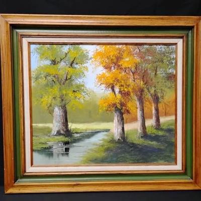 Ct682 fall forest painting