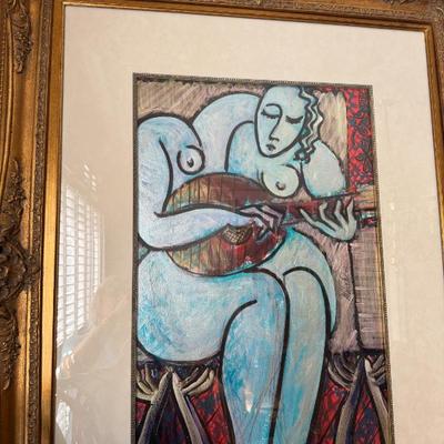 FRAMED ORIGINAL PAINTING BY A.R. RANDY