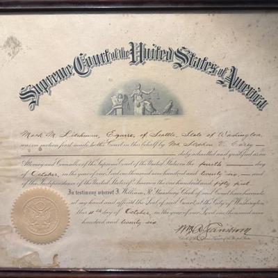Mark m litchman supreme court certificate