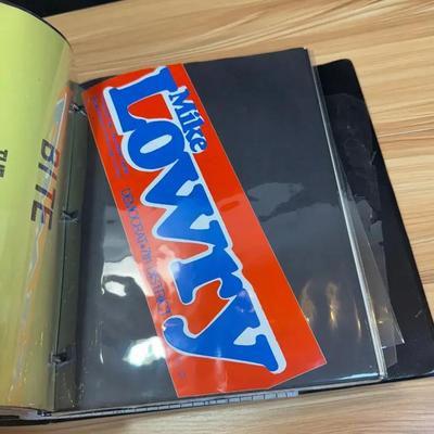 Two binders of mike lowry campaign ephemera 1978