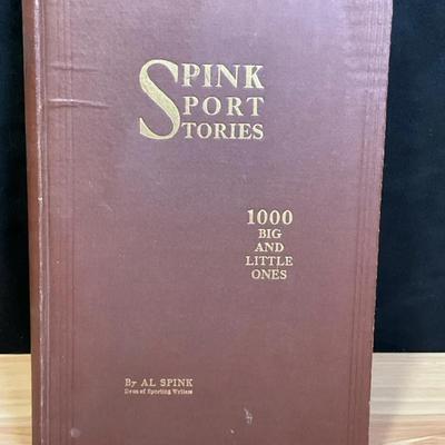 One thousand sport stories" by al spink