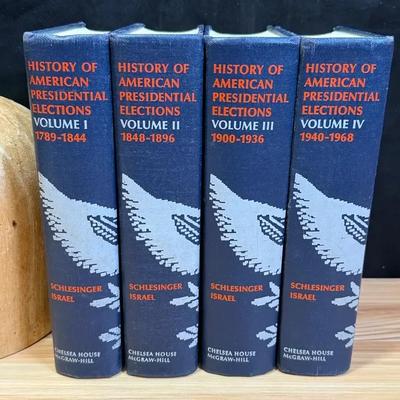 History of american presidential elections 1789 1968 4 volume set)