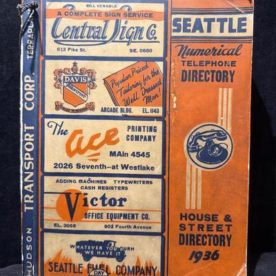 1936 seattle numerical phone directory