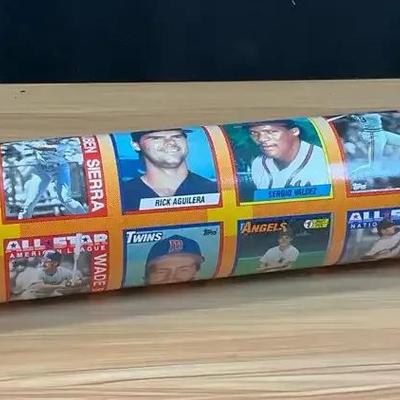 Three uncut sheets of 1990 topps baseball cards