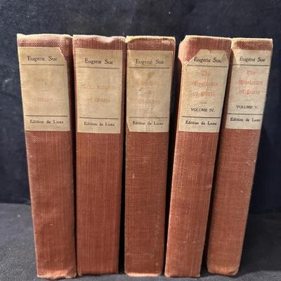 Lmtd ed. 91:100 eugene sue 5 vol edition dé luce books