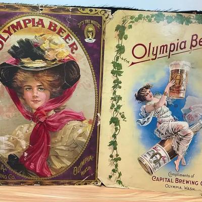 Olympia beer marketing posters