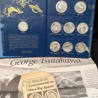 Geo tsutakawa designed seattle world’s fair official medals