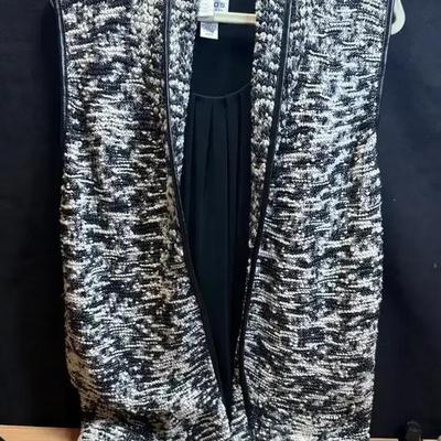 Chico s travel dress & long vest