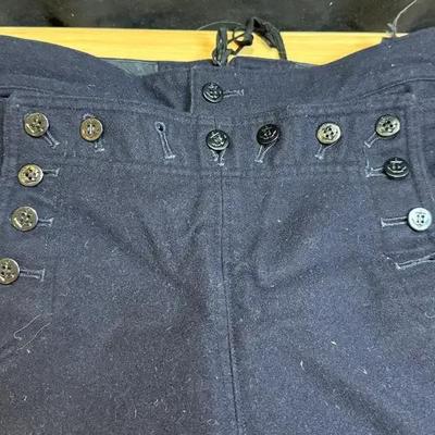 Vintage wool us navy sailor pants
