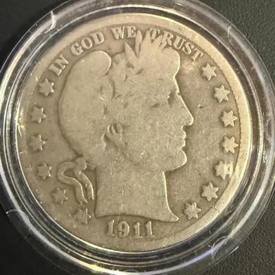 1911 barber half dollar