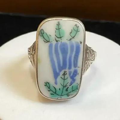 Pottery shard ring