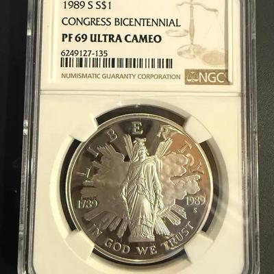 1989s congress bicentennial 1 coin