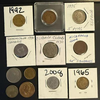 Miscellaneous coins foreign domestic