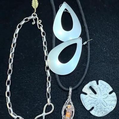 Silver tone jewelry