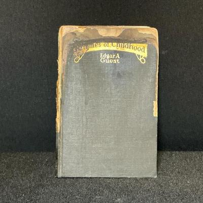 Antique Rhymes of Childhood Book By Edgar A Guest Circa 1924
