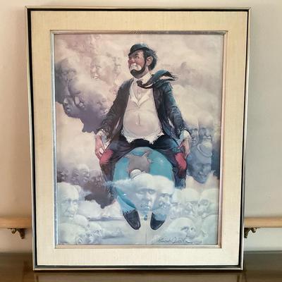 Robert Owen ‘On Top Of The World’ Framed Print