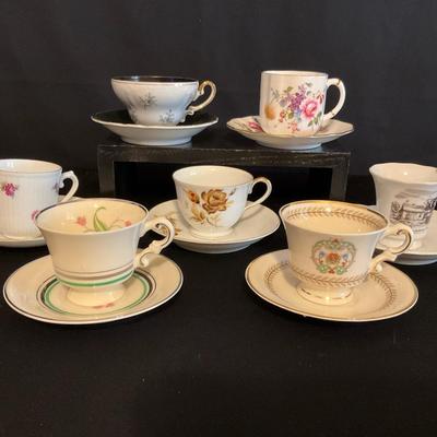 China Tea & Demitasse Cups And Saucers Lot #3